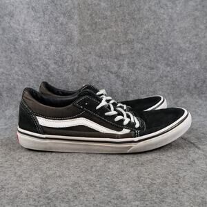 Vans Shoes Womens 8 Sneakers Old Skool Skate Casual Low Canvas Suede Black